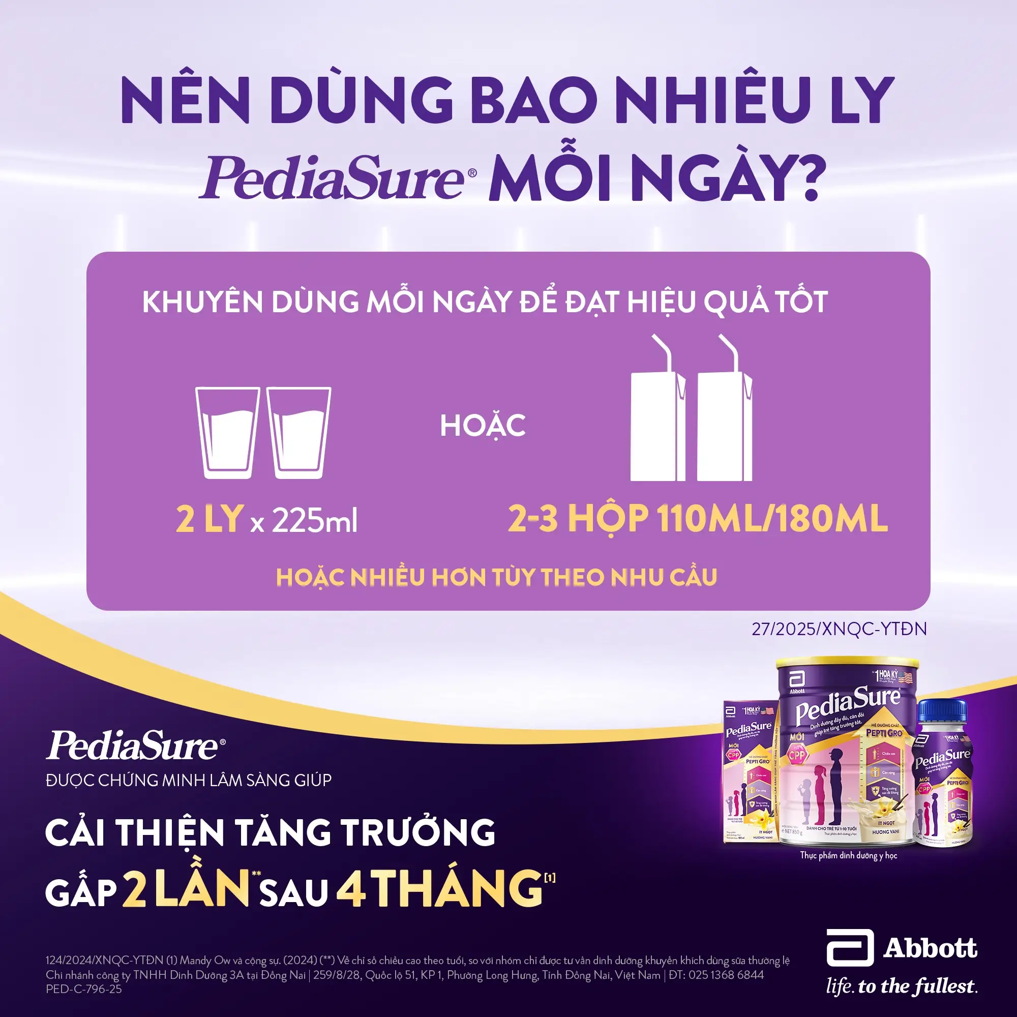 Liều lượng sữa n&ecirc;n d&ugrave;ng trong 1 ng&agrave;y để hỗ trợ b&eacute; tăng chiều cao